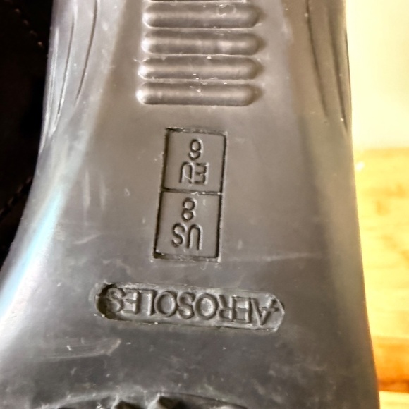 Sleek Deep Brown Suede Faux Fur Trim Boots - Picture 10 of 12